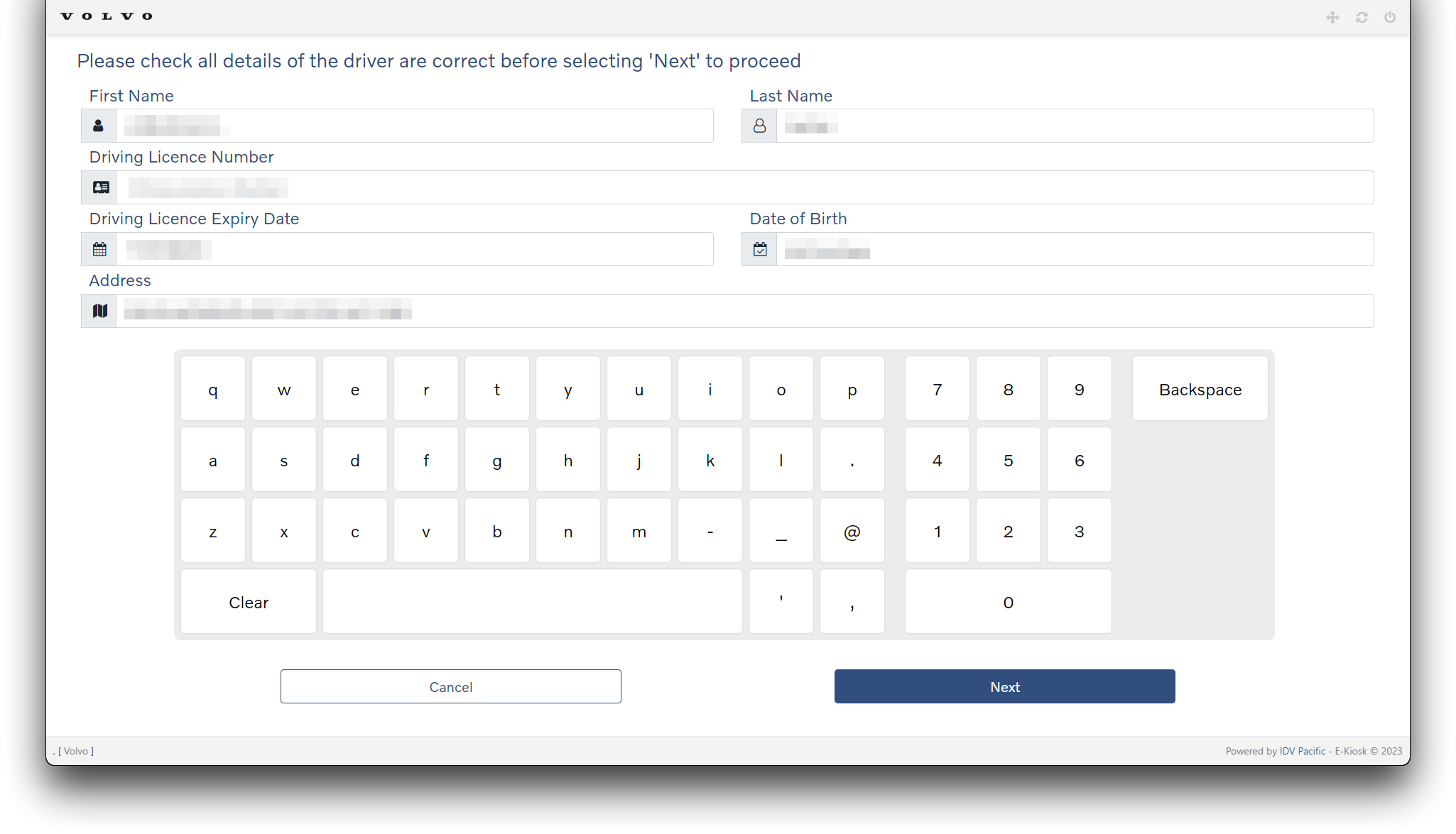 Booking